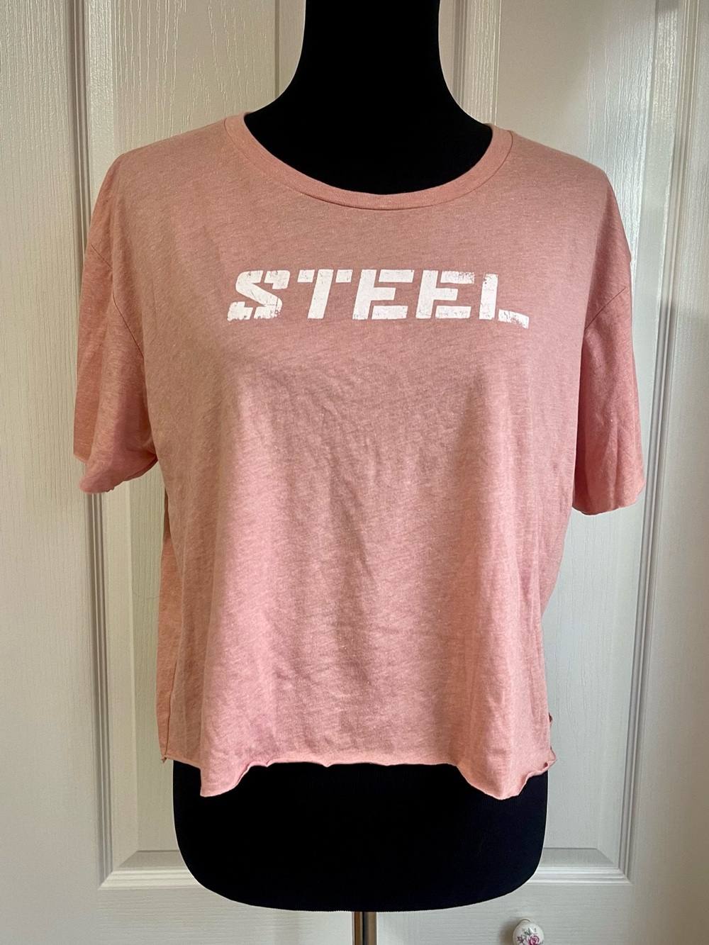 Steel Relaxed Fit Crop Top